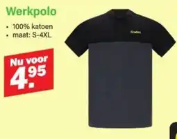 Van Cranenbroek Cretin Werkpolo aanbieding