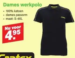Van Cranenbroek Crate dames werkpolo aanbieding