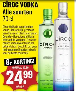 Dirck 3 Cîroc Vodka aanbieding