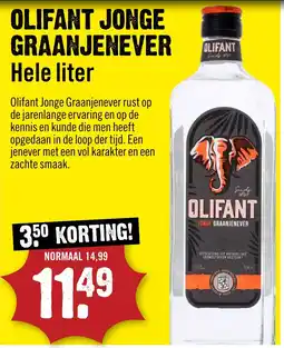 Dirck 3 Olifant jonge graanjenever aanbieding