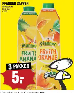Dirck 3 Pfanner sappen aanbieding