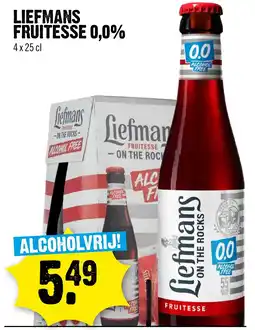 Dirck 3 Liefmans Fruitesse 0,0% aanbieding