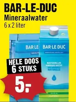 Dirck 3 bar-le-duc mineraalwater aanbieding