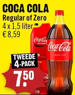 Dirck 3 Coca Cola Regular of Zero aanbieding