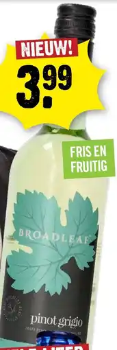 Dirck 3 Broadleaf pinot grigio aanbieding