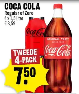 Dirck 3 Coca Cola Regular of Zero aanbieding