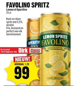 Dirck 3 Favolino spritz aanbieding