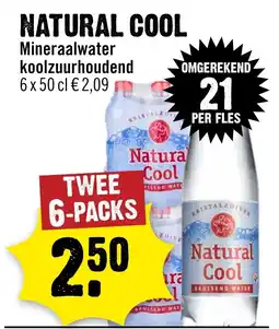Dirck 3 Natural Cool Mineraalwater koolzuurhoudend aanbieding