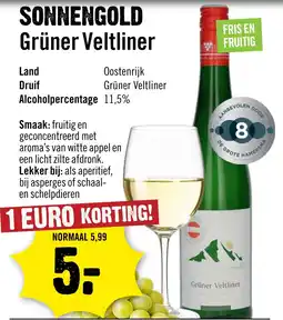 Dirck 3 Sonnengold Grüner Veltliner aanbieding