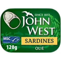 PLUS John West Sardines in Zonnebloemolie MSC aanbieding