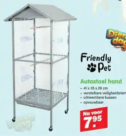Van Cranenbroek Friendly Pet Autostool hond aanbieding