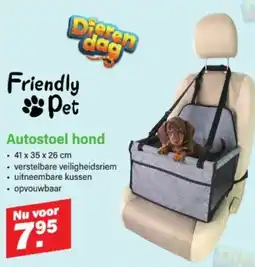 Van Cranenbroek Friendly Pet Autostoel hond aanbieding