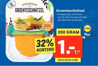 Lidl Groenteschnitzel aanbieding