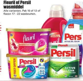 Dirk Fleuril of persil wasmiddel aanbieding