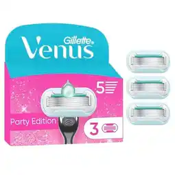 Trekpleister Gillette Venus Party Edition Navulmesjes aanbieding