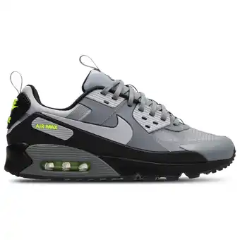Foot Locker Nike Air Max 90 Sneakers Heren - Grijs - Maat 42.5 - Mesh/Synthetisch aanbieding