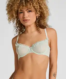 Hunkemoller Hunkemöller Niet-Voorgevormde Beugel bh Claudia Groen aanbieding