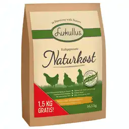 Zooplus 16,5kg Lukullus koudgeperst natuurlijk droogvoer voor honden aanbieding