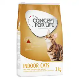 Zooplus 3kg Indoor Cats Concept for Life Kattenvoer aanbieding