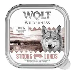 Zooplus 6x150g Adult Strong Lands Varken Wolf of Wilderness Hondenvoer nat aanbieding