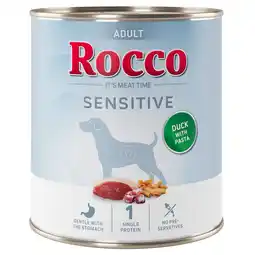 Zooplus Rocco Sensitive 6 x 800 g Hondenvoer - Nieuw Receptuur - 6 x 800 g: Eend met Noedels aanbieding