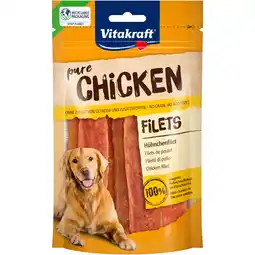 Zooplus Voordeelpakket: 10x80g Vitakraft Filets Kip Hondensnacks aanbieding