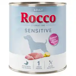 Zooplus Rocco Sensitive 6 x 800 g Hondenvoer - Nieuw Receptuur- 6 x 800 g: Kalkoen met Aardappelen aanbieding