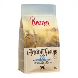 Zooplus 400g Purizon Adult Ancient Grain Kabeljauw Katten Droogvoer aanbieding