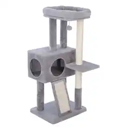 Zooplus zooplus Basics krabpaal medium grijs kat aanbieding