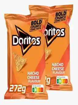 Flink Doritos Nacho Cheese 272g 2x aanbieding