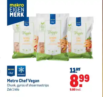 Makro Metro Chef Vegan aanbieding