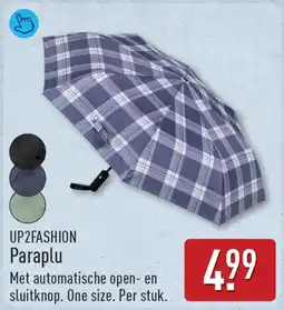 ALDI UP2FASHION Paraplu aanbieding
