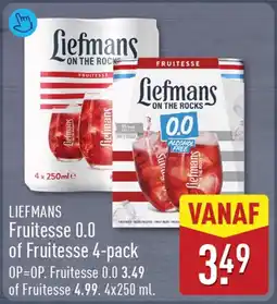 ALDI Liefmans Fruitesse 0.0 aanbieding