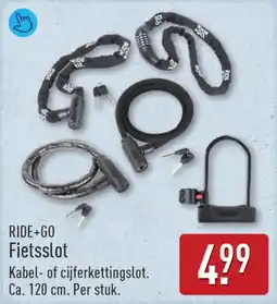 ALDI RIDE+GO Fietsslot aanbieding