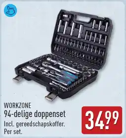 ALDI WORKZONE 94-delige doppenset aanbieding