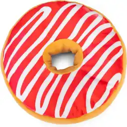 Intratuin Beeztees knuffel donut XL framboos D 22 H 6,5 cm aanbieding