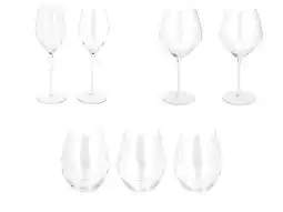 Lidl SILVERCREST Set van 2 wijnglazen of 3 waterglazen - kristalglas aanbieding