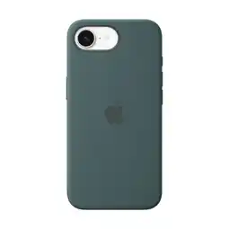 MediaMarkt Apple Silicone Cover Voor Apple Iphone 16e Lake Green aanbieding