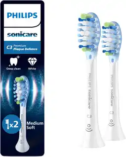 MediaMarkt Philips Sonicare 2 C3 Premium Plaque Defence Hx9042/87 Opzet Borstels Wit aanbieding