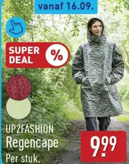 ALDI UP2FASHION Regencape aanbieding