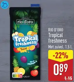 ALDI RIO D'ORO Tropical freshness aanbieding