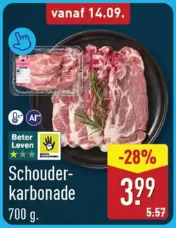 ALDI Schouder-karbonade aanbieding