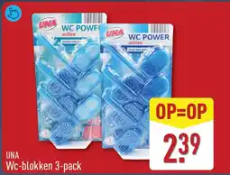 ALDI UNA Wc-blokken 3-pack aanbieding