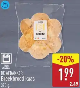 ALDI Breekbrood kaas aanbieding