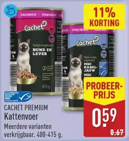 ALDI Cachet Premium Kattenvoer aanbieding