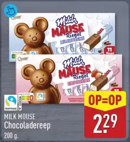 ALDI Milk Mouse Chocoladereep aanbieding