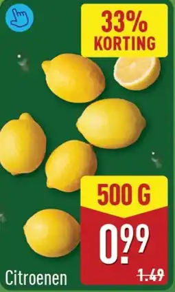 ALDI Citroenen aanbieding