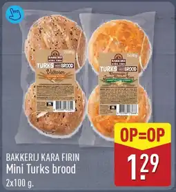 ALDI Mini Turks brood aanbieding