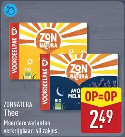 ALDI Zonnatura Thee aanbieding