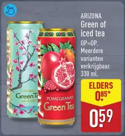 ALDI Arizona Green of iced tea aanbieding